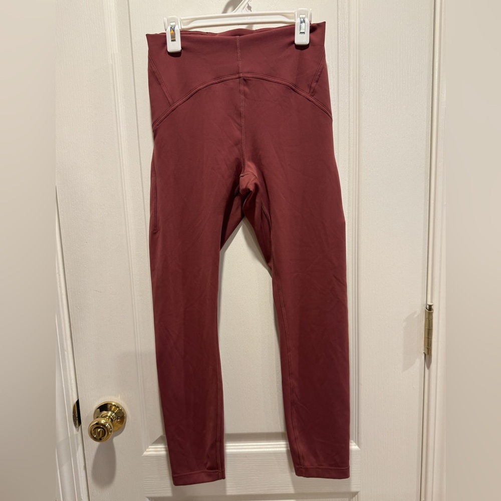 Lululemon Maroon Leggings